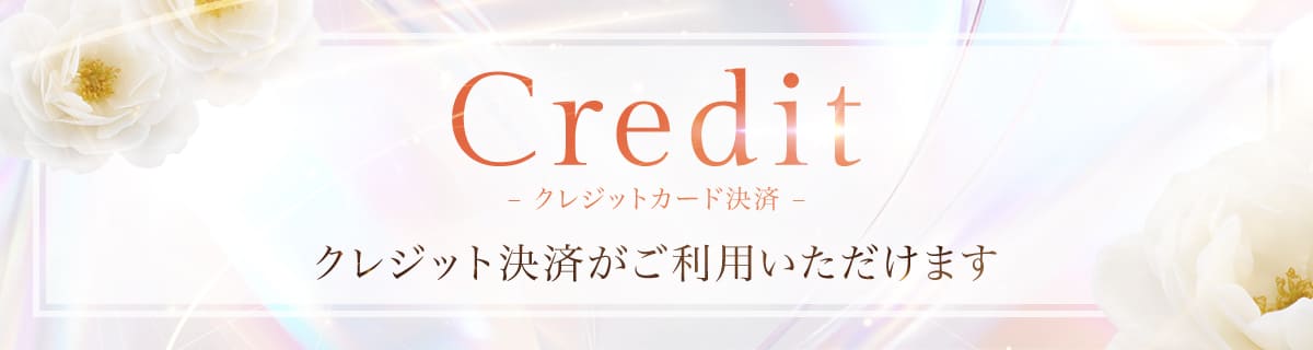 クレジットカード決済可能です